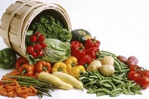 Foods in prostatitic treatment